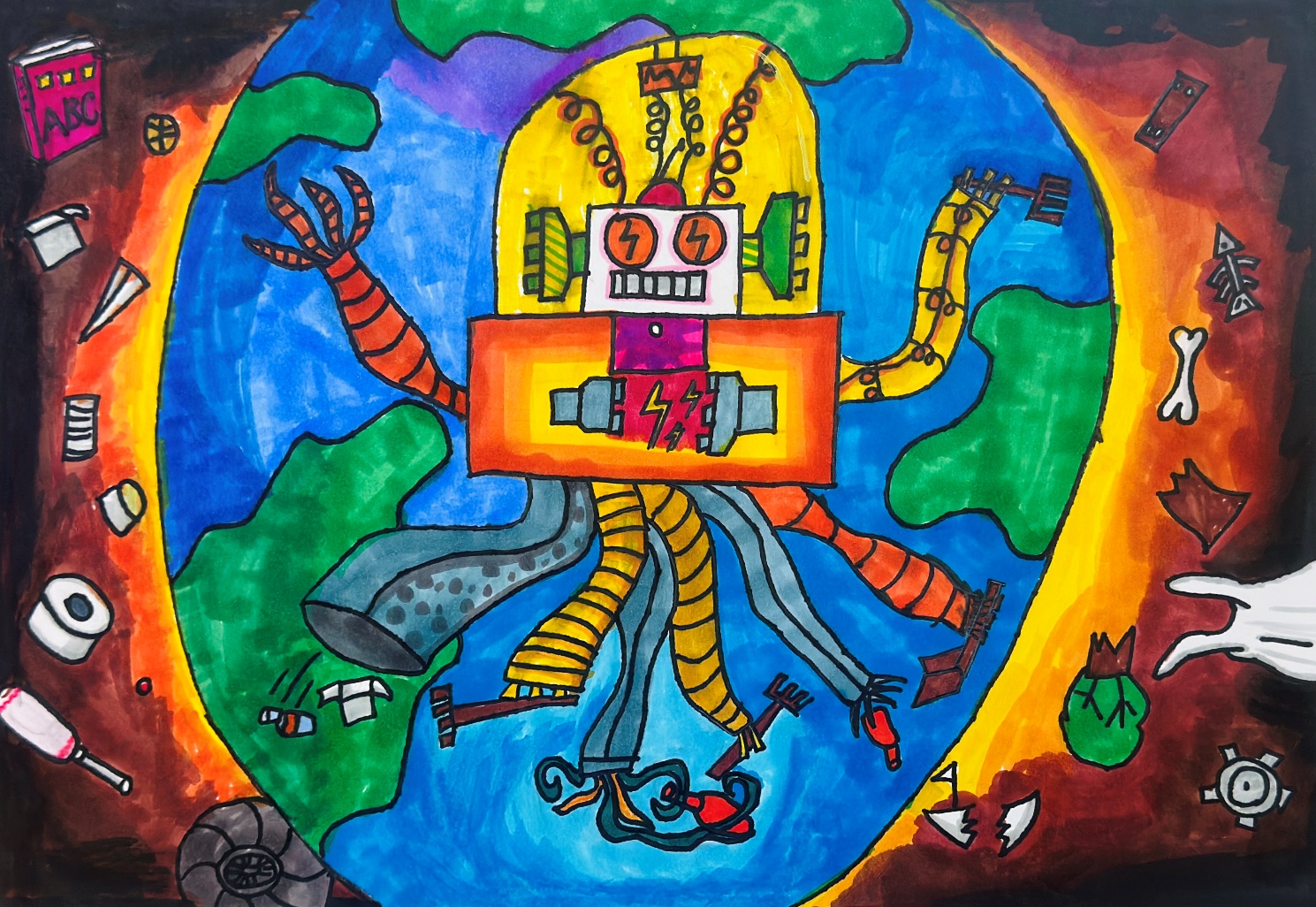  四（3）班康洛潼个人作品展